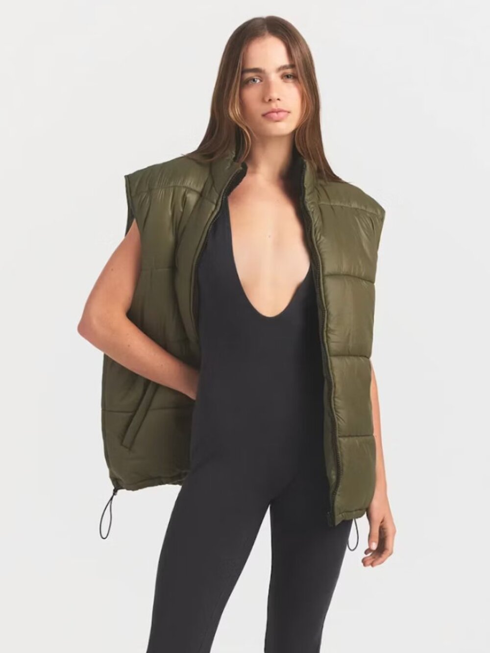 Skims Lightweight Puffer Oversized Vest